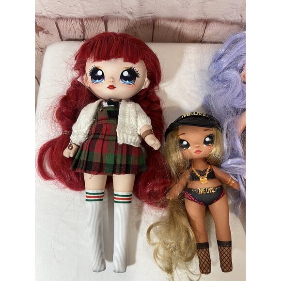 Na Na Na Surprise Doll Lot of 4 na! na! na! 8” 6” - Picture 2 of 6